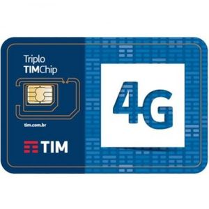 Chip Tim Plano Naked Recarga 4G - Tim