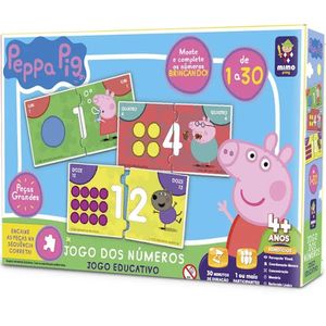 Jogo da Memória Peppa 2111 - Mimo Jogo da Memória 24 Peças Peppa 2111 - Mimo