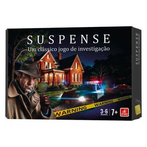 Jogo de Tabuleiro de Investigação Suspense 6097- Brincadeira