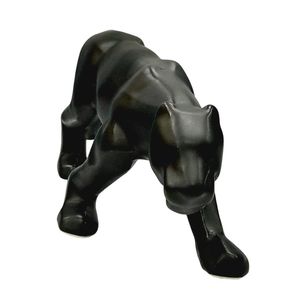 Figura Leopardo cor Preto 20 cm - Western