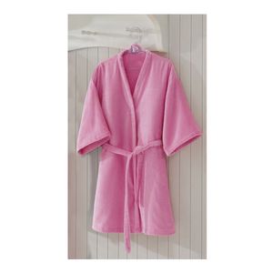 Roupão Infantil Velour Liso Tamanho P Rosa JU-02 - Dohler