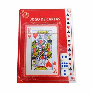 Jogo de Cartas de Papel com 3 Dados IM42031 - Imporiente