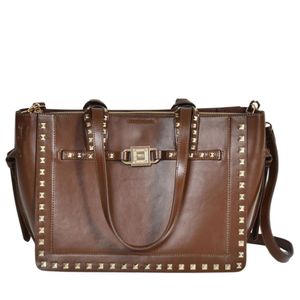 Bolsa Feminina Via Marte Tote Grande B1-123-01 Marrom