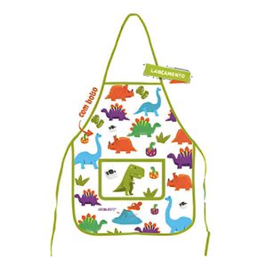 Avental Escolar Infantil Dino 79906 - Leo&leo