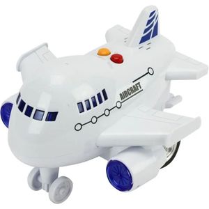 Avião Mega City com Luz e Som R3340 Branco - Bbr