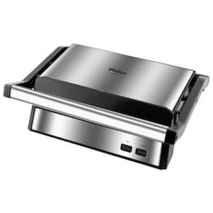 Grill e Sanduicheira Philco PGR21PI Maxx Clean – Inox/Preto