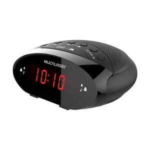 Rádio Relógio Digital com Despertador SP399 - Multilaser