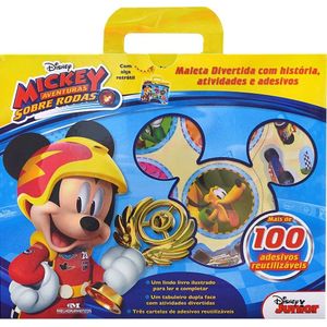 Mickey Aventura Sobre Rodas Maleta Divertida - Melhoramentos