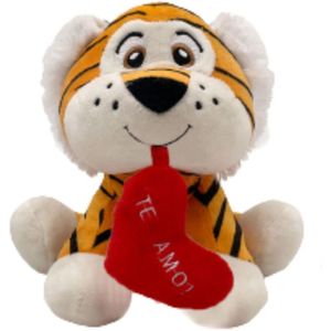 Tigre Pequenos Amáveis C/ Coração 18CM TC2235-P - Unik