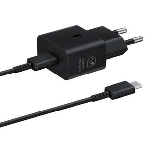 Carregador de parede Samsung 25w com cabo EP-T2510XBPGBR Preto