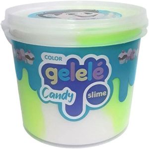 Slime Gelele Big 1.5kg Candy 3803 Verde - Doce Brinquedo