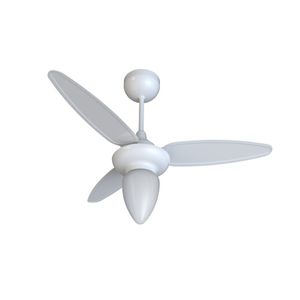 Ventilador de Teto 3 Pás Wind Branco Bivolt Ventisol