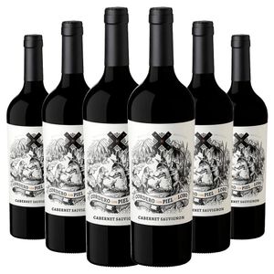 Kit 6 Garrafas Cordero Con Piel de Lobo Cabernet sauvignon