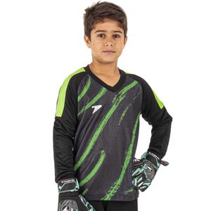 Camisa Goleiro Manga Longa Sublimada Orbit Junior Poker