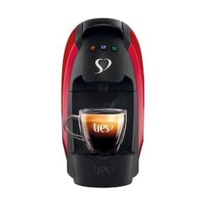 Máquina de Café Espresso 3 Corações Luna Automática 600ml - Vermelha