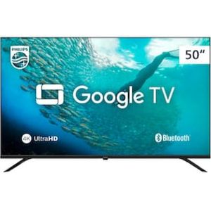 Smart TV LED 50" Ultra HD 4K Philips 50PUG7019 com Google TV, Comando de Voz, Wi-Fi, Entradas HDMI e USB