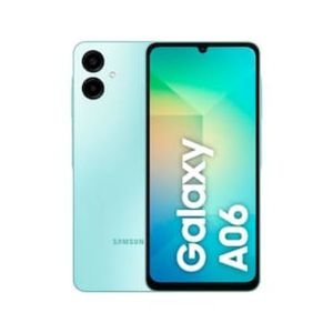 Smartphone Samsung Galaxy A06 Verde Claro 4G 128GB 4GB RAM Tela 6,7" Processador Octa-Core, Câmera Traseira de 50MP e Selfie de 8MP