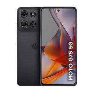 Smartphone Motorola Moto G75 Preto 5G, 256GB, 16GB RAM Boost, Processador Octa-Core, Câmera Traseira 50MP + 8MP, Selfie de 16MP e Tela de 6.8"