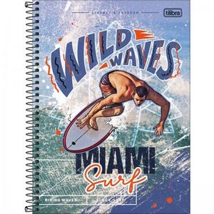 Caderno Univ. 1 Matéria 80 Folhas Do It Surf - Tilibra
