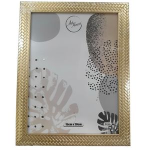 Porta Retrato de Mesa 15x20 Shine 407285 Dourado - Art House
