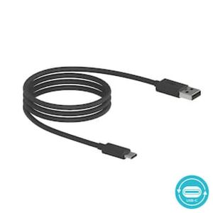 Cabo de Dados e Carga Motorola Original USB-A para USB-C com 2 Metros - Preto