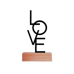 Escultura de Mesa, Palavra Love 25x27cm