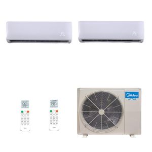 Ar Condicionado Multi Split Inverter Midea Atom 28.000 BTUs (1x 9000 HW + 1x 12000 HW ) Quente Frio - 220V