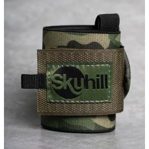 Munhequeira Skyhill Elastico Camuflado Verde