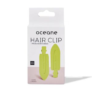 Presilhas De Cabelo Océane Edition Hair Clip Amarelo 2 Unidades