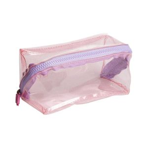 Necessarie Em Pvc Rosa Com Glitter Panvel Cosmic Make Up