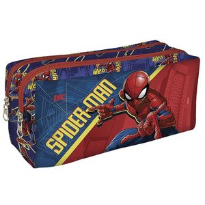 Estojo Duplo Escolar em Tecido Homem Aranha 5094 - Dac