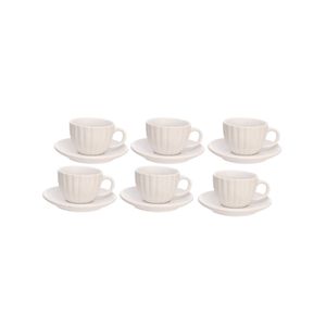 Xícara de Café Bella Branca 90ml com 6 Peças - Hauskraft