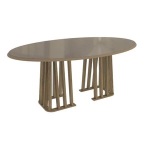 Mesa CSJ1407-NGV4 Kappesberg Tampo de MDF com Vidro Bronze