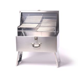 BOX BBQ® KING / Churrasqueira Portátil 100% Inox