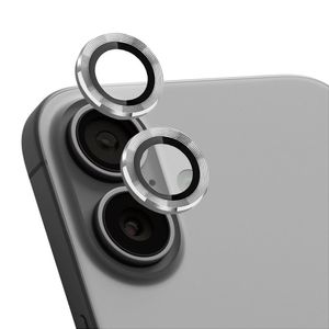 Protetor de lente One Armor para iPhone 16 Plus - Prata - Gshield