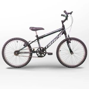 Bicicleta Cometa Track Aro 20 Sem Marcha Branco e Preto