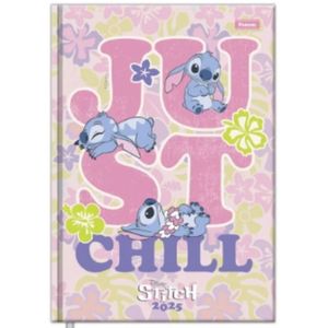 Agenda Costurada 176 Folhas Stitch 13,5x19,2cm Just - Foroni