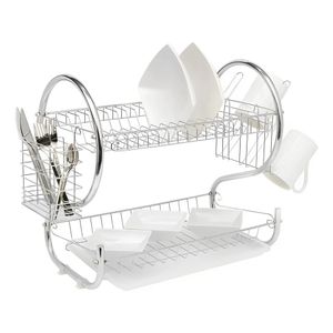 Escorredor de Louças Duplo com Dispenser N244565-7 - Quanhe