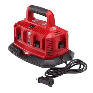 Carregador De Bateria 18V 220V Para 06 Baterias 48-59-1806 Milwaukee