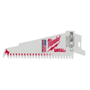 "Lâmina Serra Sabre 6"" 5D Madeira 5Pçs 48-00-5035 Milwaukee"