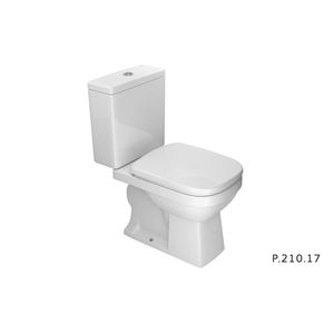 Kit Vaso Sanitário com Caixa Acoplada Acionamento Duplo 3/6L Quadra Branco Deca