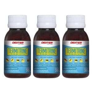 3 Termitrine 30ml Mata Baratas Formigas Moscas Pernilongos