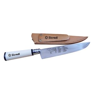 Faca 8" para churrasco com Bainha Sicredi