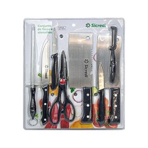 Conjunto de Faca e Utensílios para Cozinha Sicredi