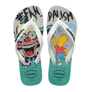 Chinelo Havaianas Simpsons Bege/Palha