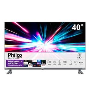 "Smart TV LED 40"" Full HD Philco PTV40E3ERSGB Roku TV com HDMI, USB, Wi-Fi e Dolby Audio"