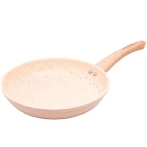 Frigideira de Indução Lyor em Alumínio com Revestimento Cerâmico Granilite Bege  24cm