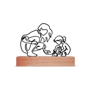 Escultura de Mesa, Mãe e Filha