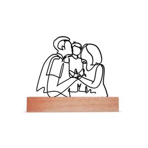 Escultura de Mesa, Casal e Filho