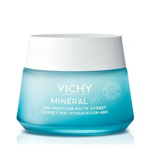 Gel Hidratante Facial Gel Matte Sorbet Vichy Minéral 89 48h 50ml